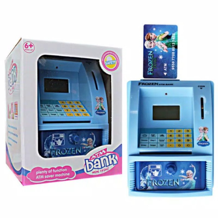 CELENGAN- MAINAN CELENGAN ATM ANAK / ATM FROZEN -CELENGAN.