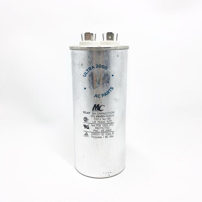 Capasitor MC 60 UF / KAPASITOR AC MC 60 UF / Kapasitor Ac Tembaga Umum Best Quality / Capasitor Kapa