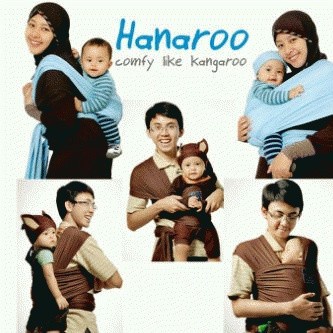 Hanaroo Baby Wrap Gendongan Bayi Kain Anti Pegal Babywrap WHS
