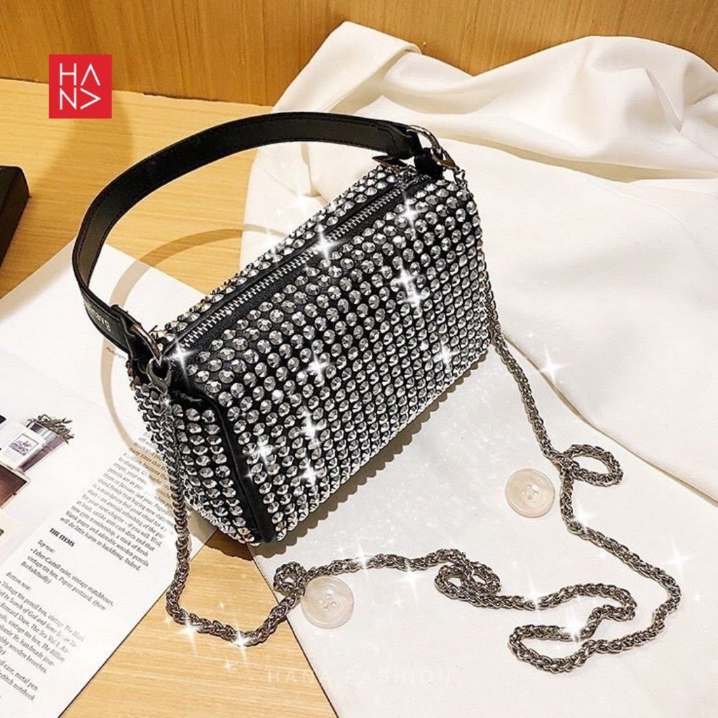 Cole Korean Mini Bag Tas Pesta Wanita Murah / Sling Bang Bling Bling - B031