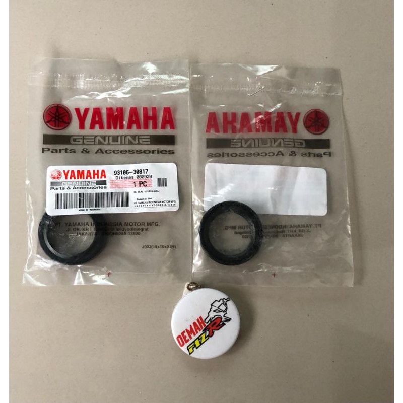 KARET SIL SEAL NAP GEAR F1ZR FIZR. ALFA. CHAMP L2S. RXS. UKURAN 30-42-8. ORIGINAL YAMAHA 93106-30817