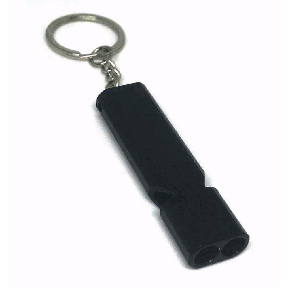 GANTUNGAN KUNCI PELUIT Survival Outdoor Emergency Whistle Keychain Aluminium Souvenir Pesta