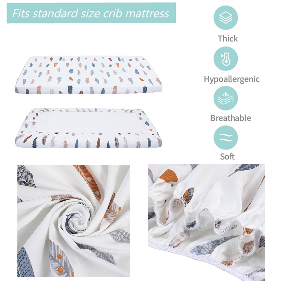 thick crib mattress pad