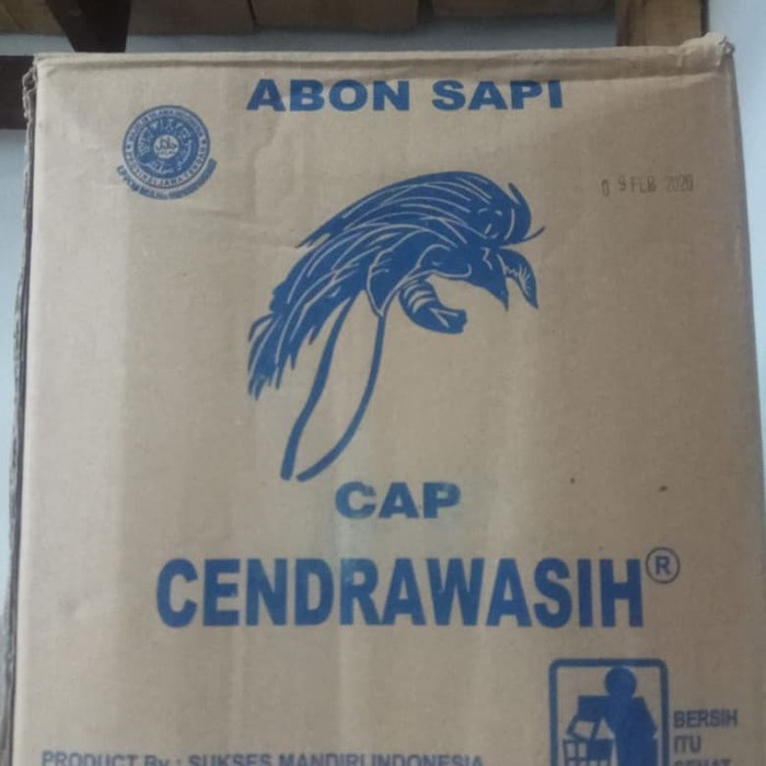 Abon Sapi Sapi Cendrawasih- Cendrawasih 6x1kg – Gosend Only!!!