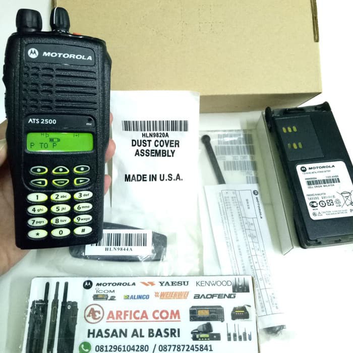 MOTOROLA ATS 2500 BATANGAN - HT MOTOROLA ATS 2500 MURAH