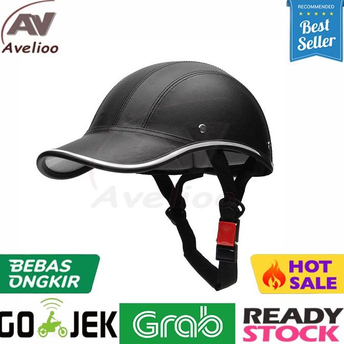 Helm Catok Sepeda MTB Gowes Skuter Motor Model Topi Baseball Cap Ori