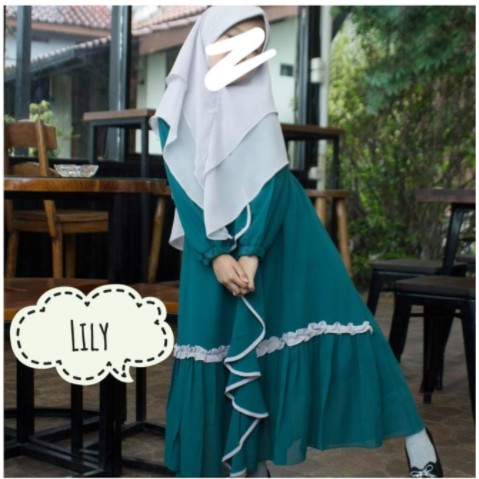 Gamis Anak Usia 6-8 Thn Baju Gamis Anak Perempuan Syari LILY KIDS