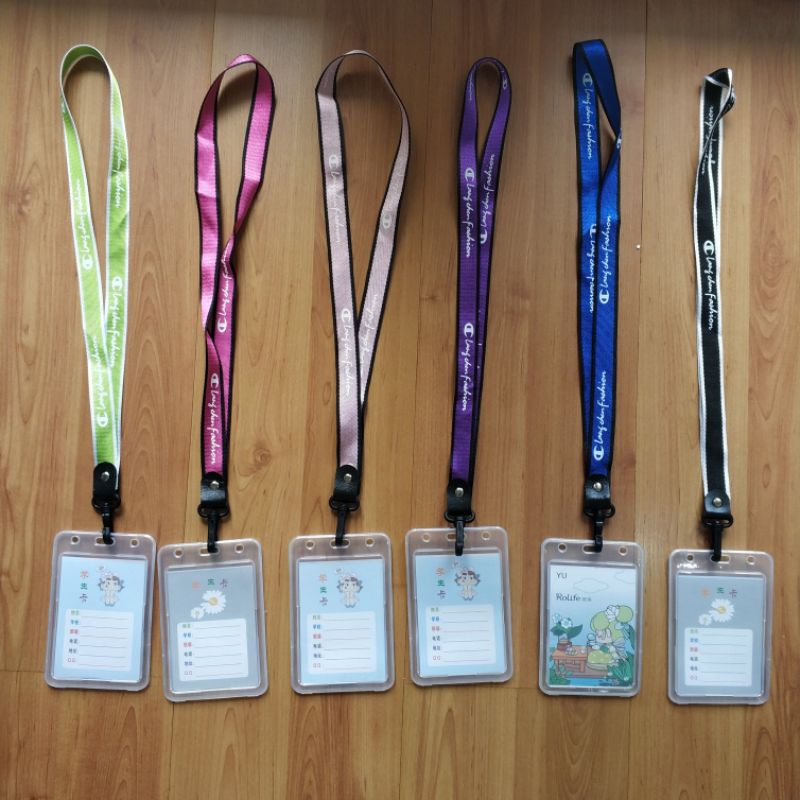 

Lanyard Kartu ID Card Gantungan Tempat Name Tag Kantor Motif Murah