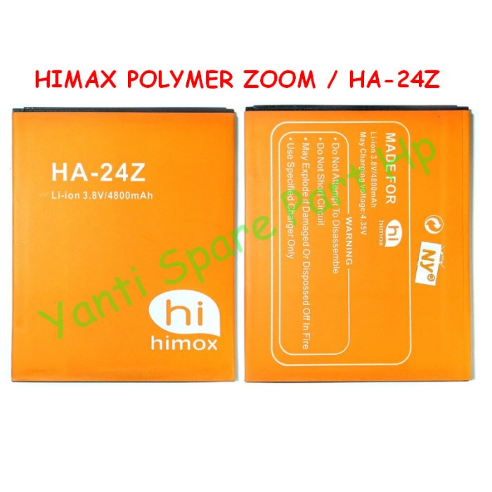 Baterai Himax Polymer Zoom HA-24Z Orignal New