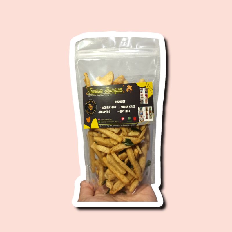 

Basreng daun jeruk viral basreng original 85gr cemilan viral baso goreng