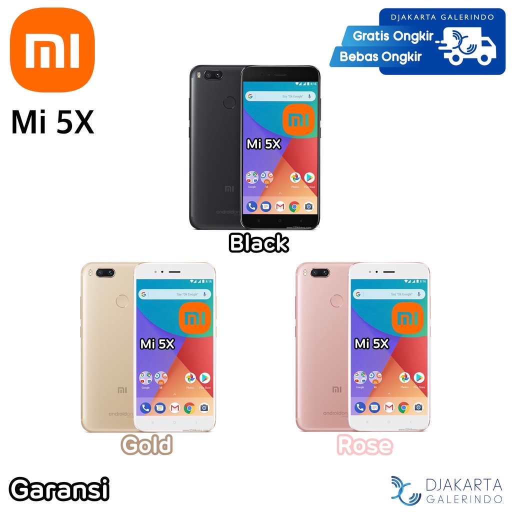 Xiaomi Mi 5X 4/32GB - 4/64GB ( 32 + 64 ) Garansi