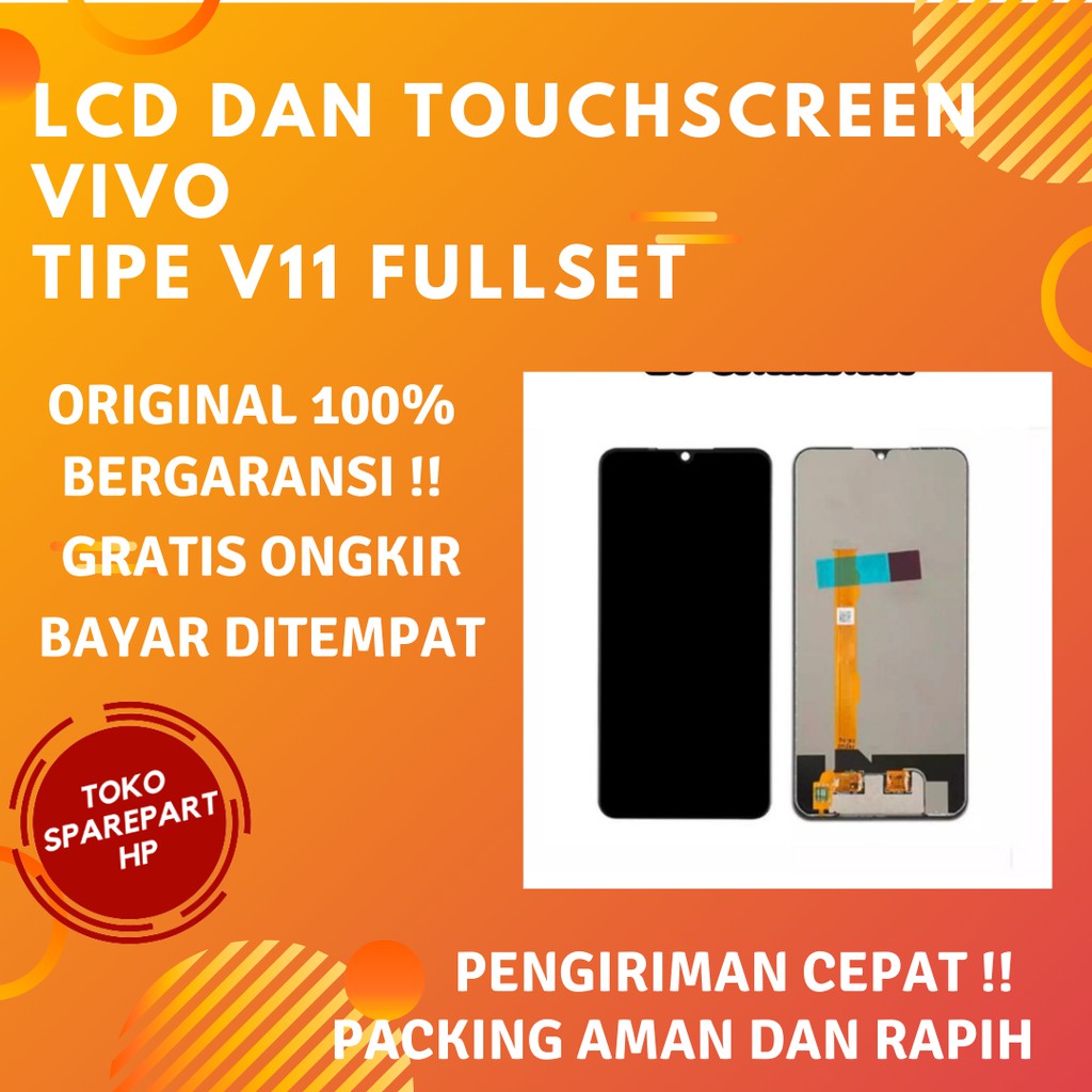 Layar Lcd Fullset Vivo V11 Original Lcd dan Touchscreen Hp Vivo V11 Ori Lcd + Tc Vivo V11 Full set