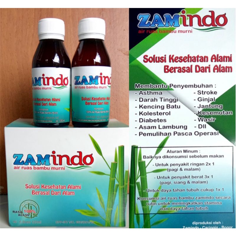 

Air Ruas Bambu Murni ZAMINDO (Herbal)