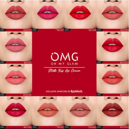 OMG OH MY GLAM MATTE KISS LIPCREAM 3.5GR