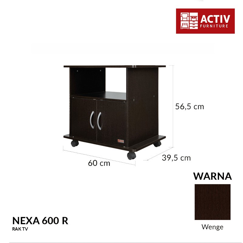 Meja TV Kecil / Rak TV Minimalis Serbaguna / NEXA 600 R activ