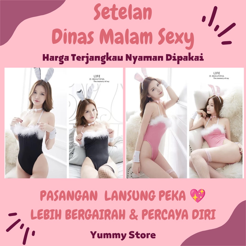 [PREMIUM IMPORT✅] Baju Tidur Set Dinas Malam Pertama Haram Wanita Dewasa Hot Lingerie Cosplay Bunny 