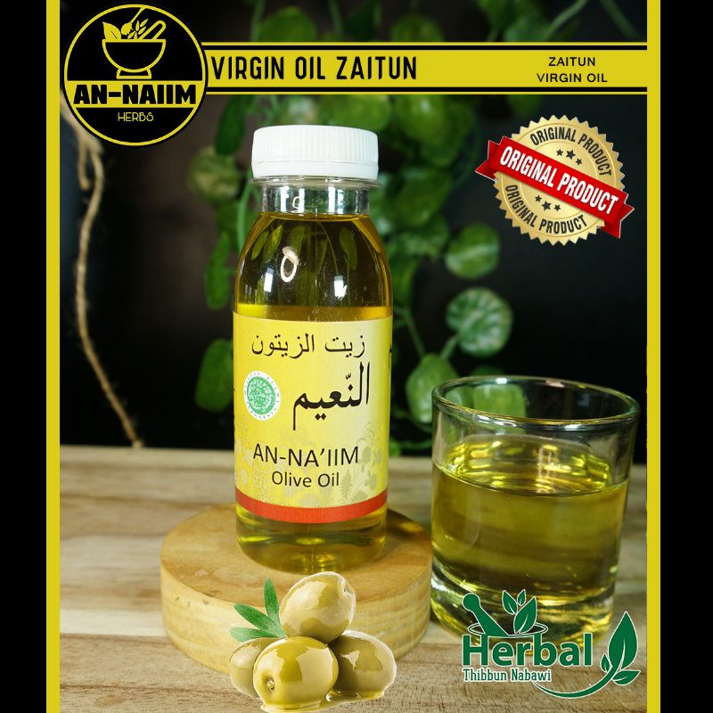

Annaiim/Olive Oil/ Extrax Virgin/ 100% Zaitun Asli.