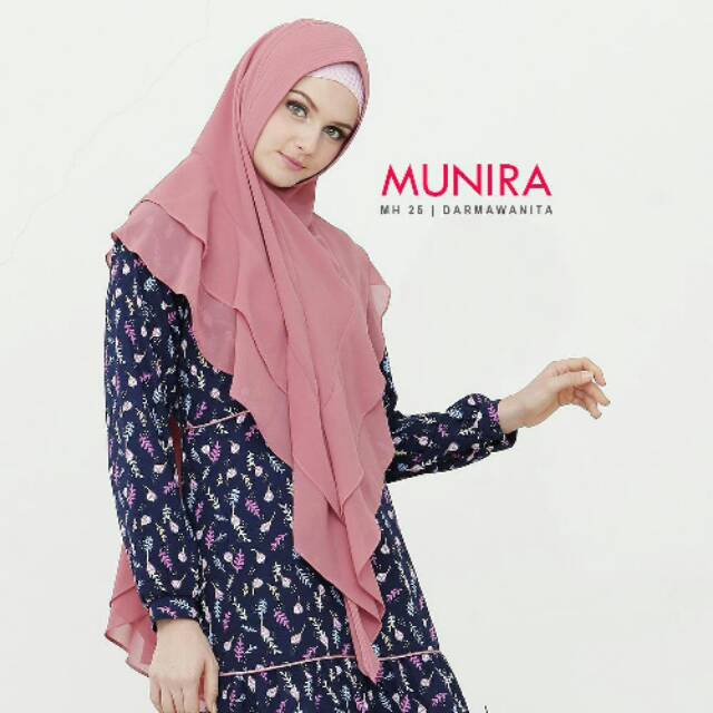 HIJAB INSTAN / MH23 MUNIRA ORI / WARNA DARMAWANITA