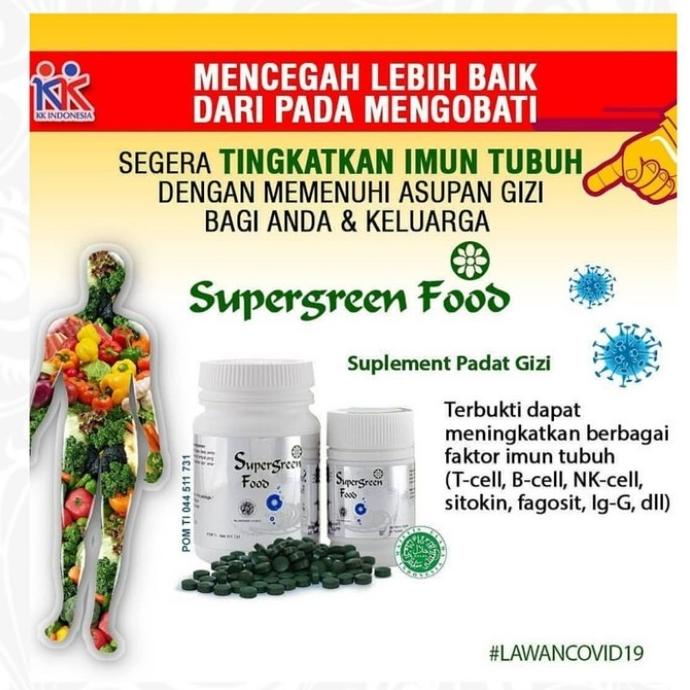 super green food suplement SGF 600tab .
