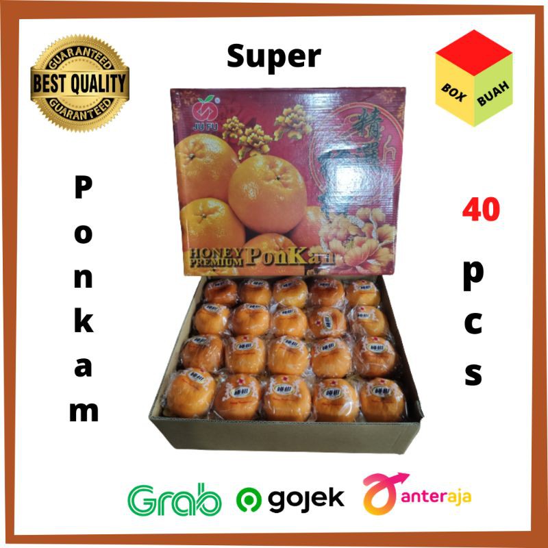 

jeruk mandarin ponkam super premium paket imlek 1box 40 pcs