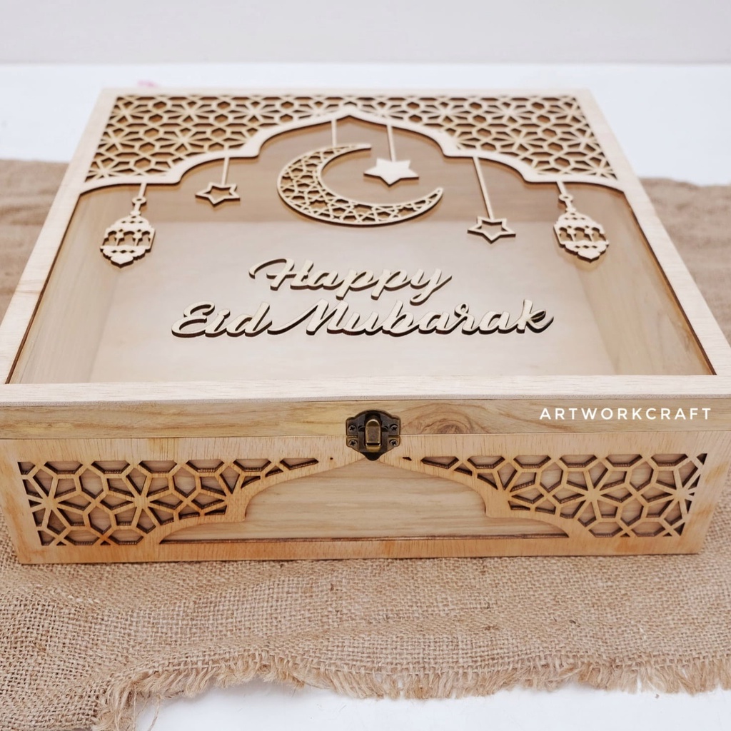 

Hampers Box Kotak Lebaran Idul Fitri Eid Mubarak 30 x 40 cm