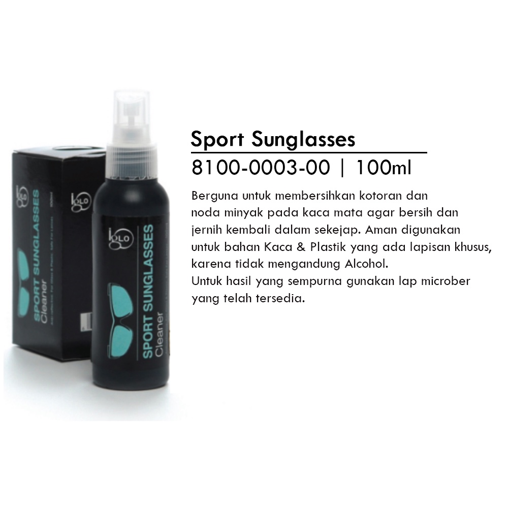 Ktmstore Iglo Sport Sunglasses Cleaner cairan pembersih kacamata 100ml