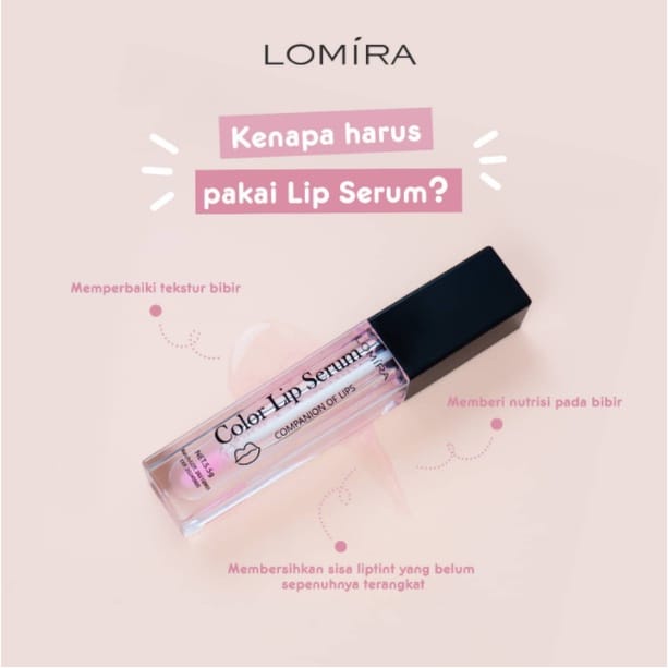 ❤ PAMELA ❤ Lomira Lip Serum Color Lips Bibir Ori Lippie Colour  Original BPOM