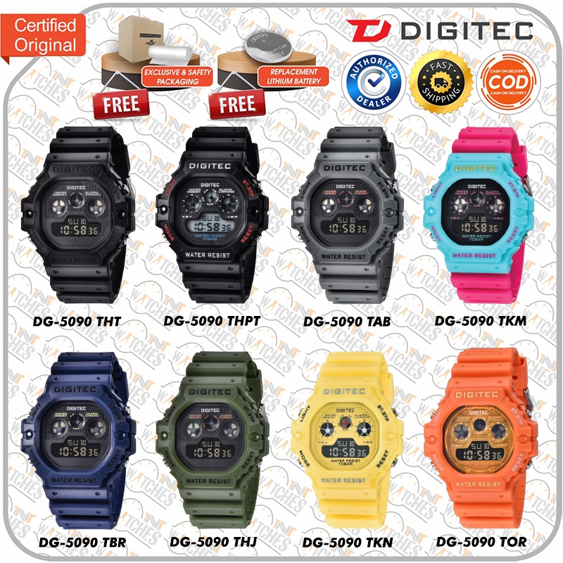 Jam Tangan DIGITEC DG-5090 / DG 5090 / DG5090 3090 Watch ORIGINAL