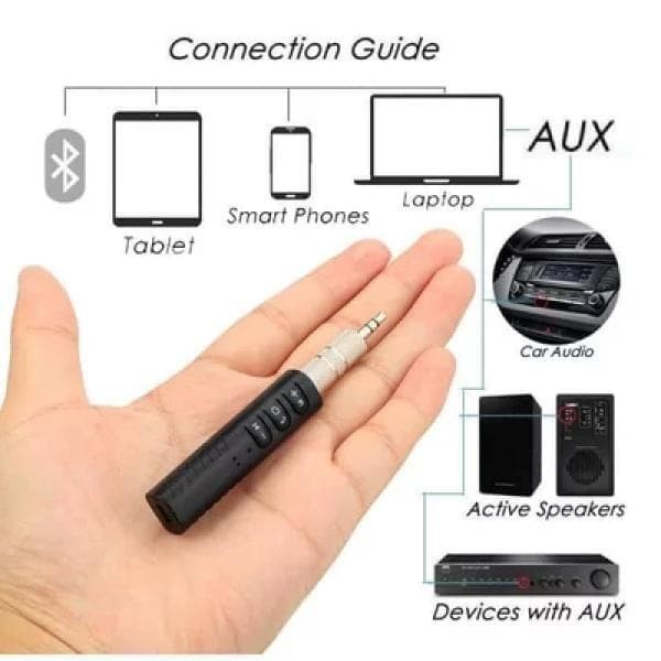 Bluetooth Wireless Audio Music Receiver Aux 3.5mm M-Tech LV-B09