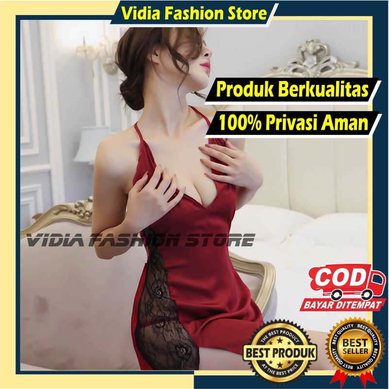Baju Tidur Lingerie Sexy Dres Sleepwear Sleep wear Lingerie Lengerie Mini Dress Gaun Malam Wanita Pe