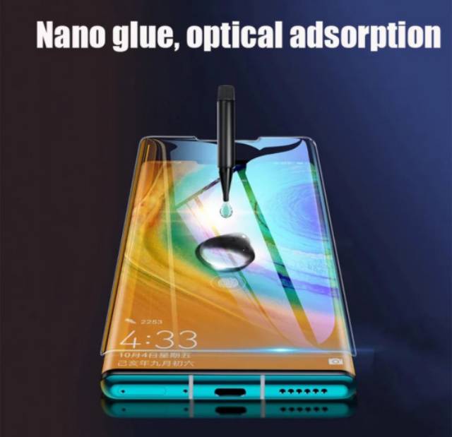 Nano Liquid UV Light Curved Glass Full Huawei Mate 30 PRO antigores