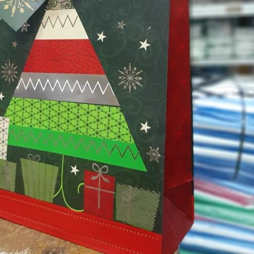 

◙ Paperbag Christmas( Natal)/ Goddiebag/ Souvenir Natal uk 25X30 ☼