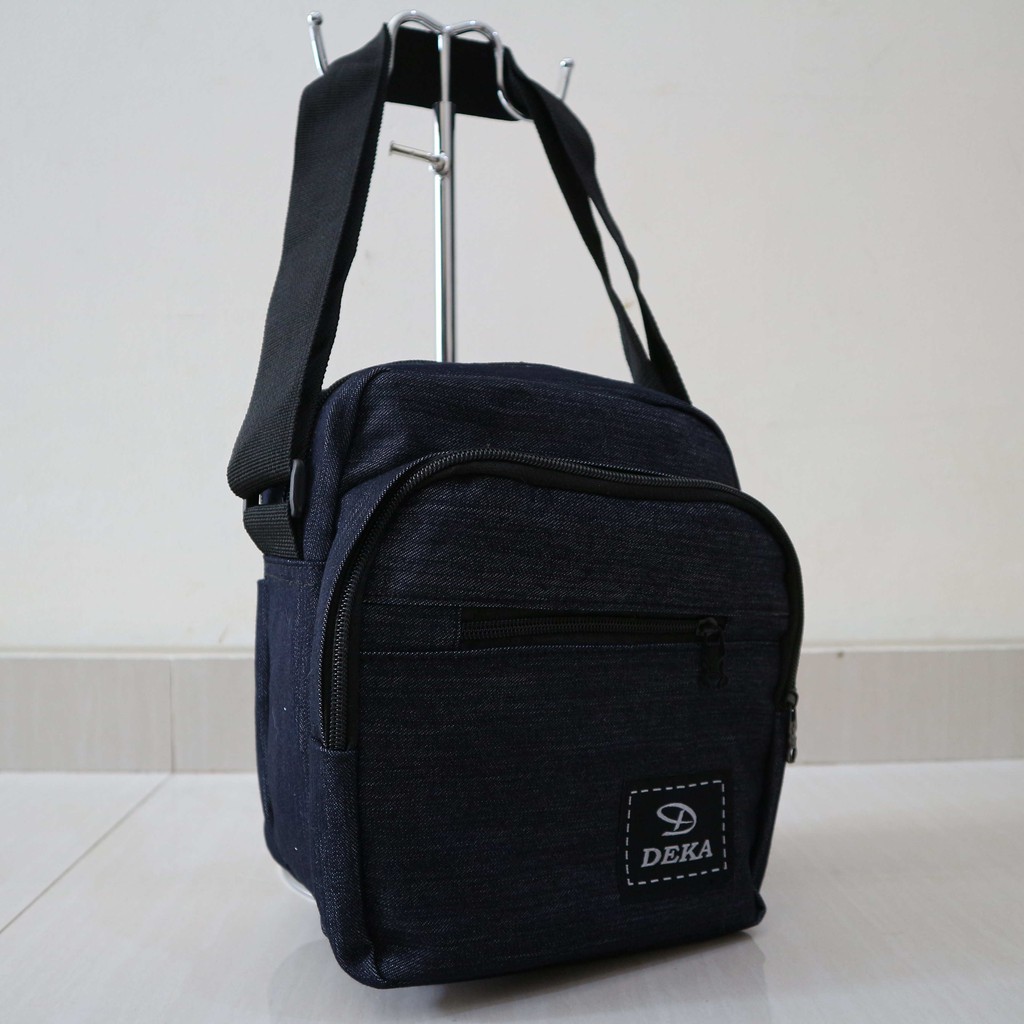 Jual Tas Selempang Slempang Slingbag Kanvas Distro Casual Pria