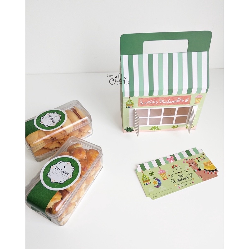 

Haniya Box Hampers Lebaran Dus Untuk Toples Kotak Kue Kering Cookies Bolu Idul Fitri Hantaran