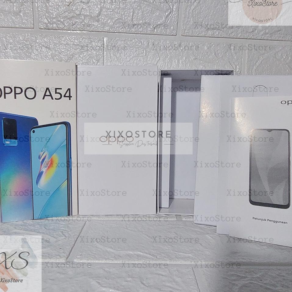 Paling Dicari.. DUS OPPO A54 FREE STIKER DAN FULL AKSESORIS - FULLSET - DUSBOK OPPO