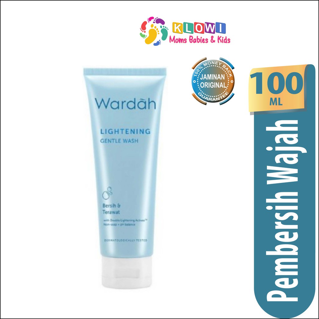 Wardah Lightening Gentle Wash 100Ml / Wardah Face Wash / Wardah Sabun Wajah Dengan Pemutih