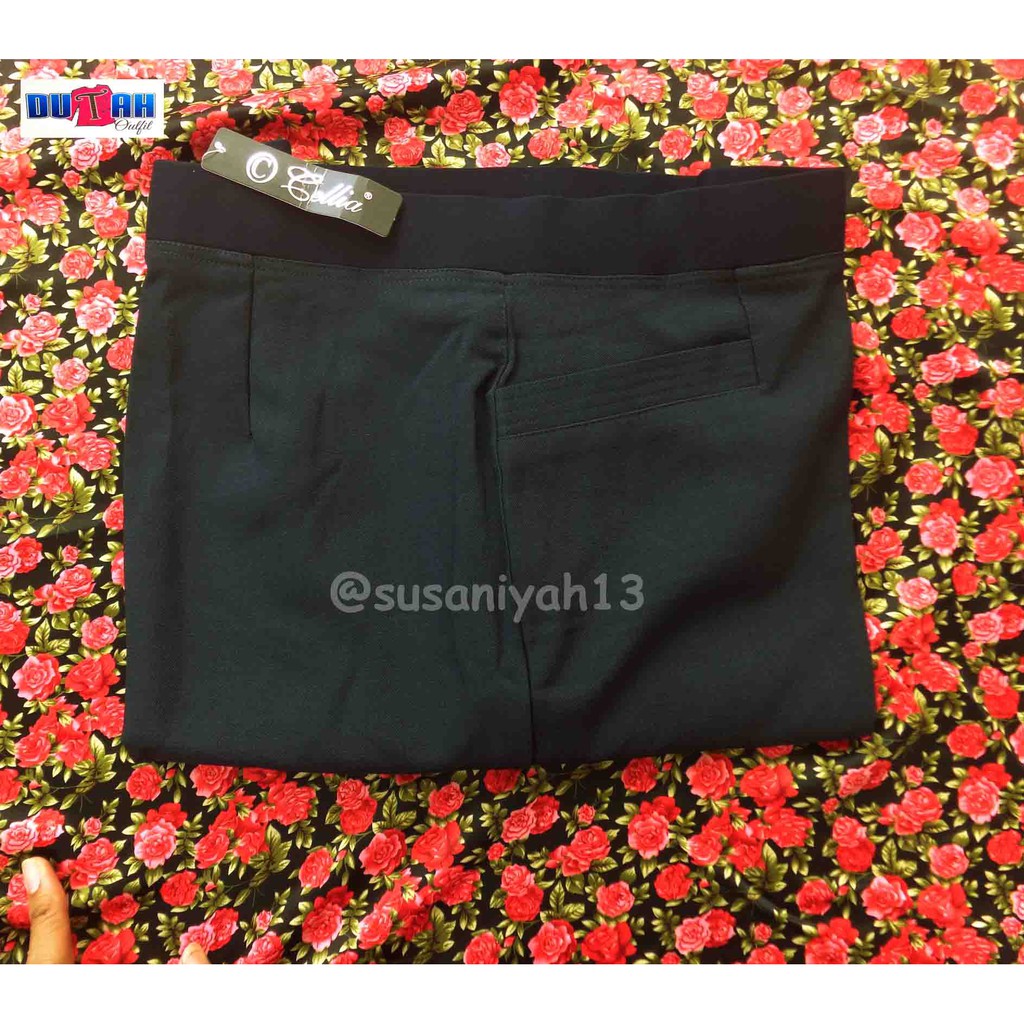 Celana Celia Celana Kerja Celana Kantor Hitam S L5 BIG Celana Celia Celana Kerja Celana Kantor Hitam S L5 BIG
