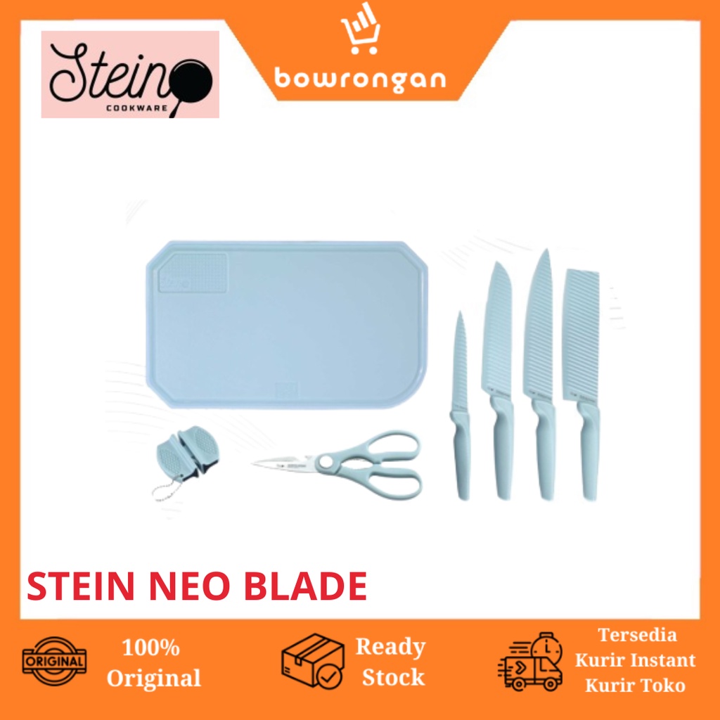 Steincookware Stein Neo Blade Knife set 7 in 1 Pisau set Dapur