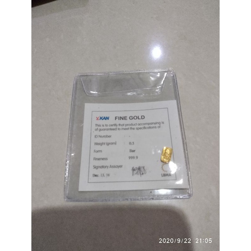 Logam Mulia Antam Klasik Retro 0.5 gram