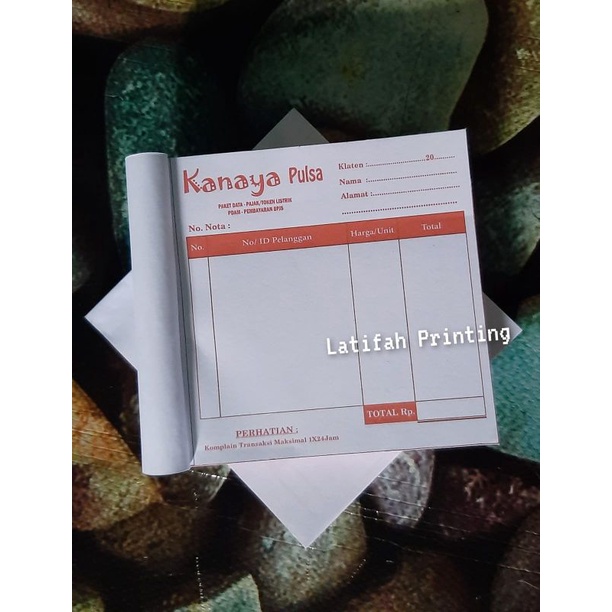 

NOTA CUSTOM/NOTA KONTER/NOTA USAHA