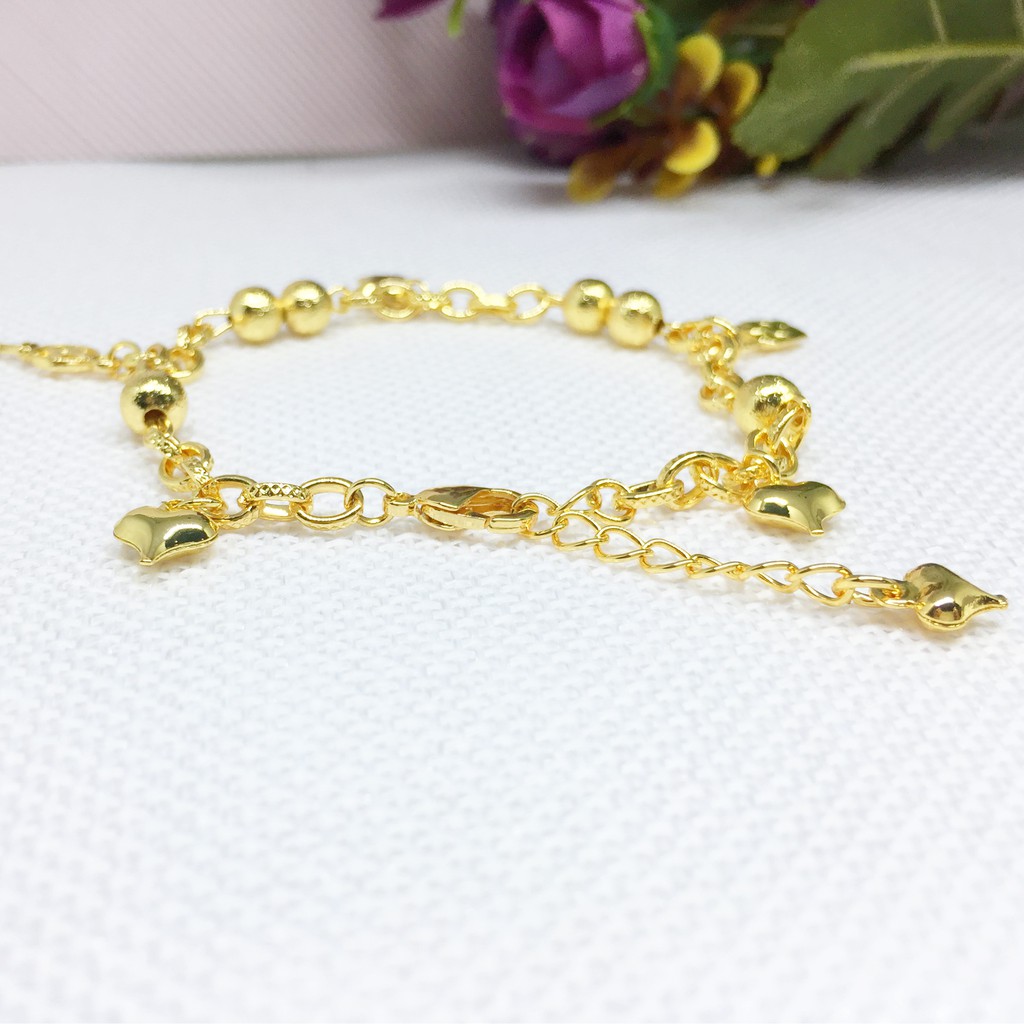 Gelang Xuping Rantai Ukir Bandul Kunci Gembok - SB0053