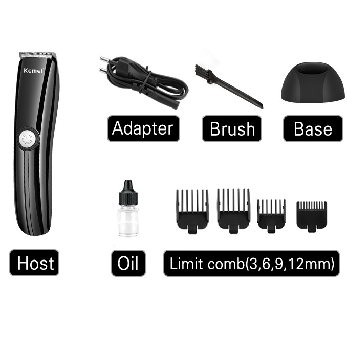 Clipper Alat Cukur Rambut Cas Kemei Km 036 Mesin Cukuran Cas