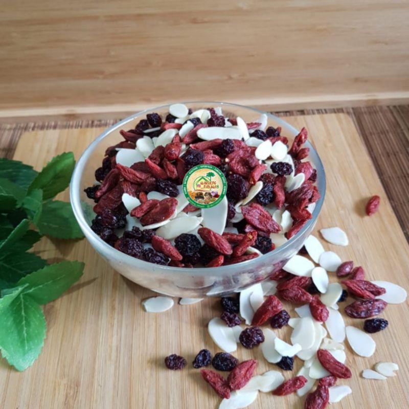 

Mix Berry Slice (campur gojibery, kismis, almond slice)500gr