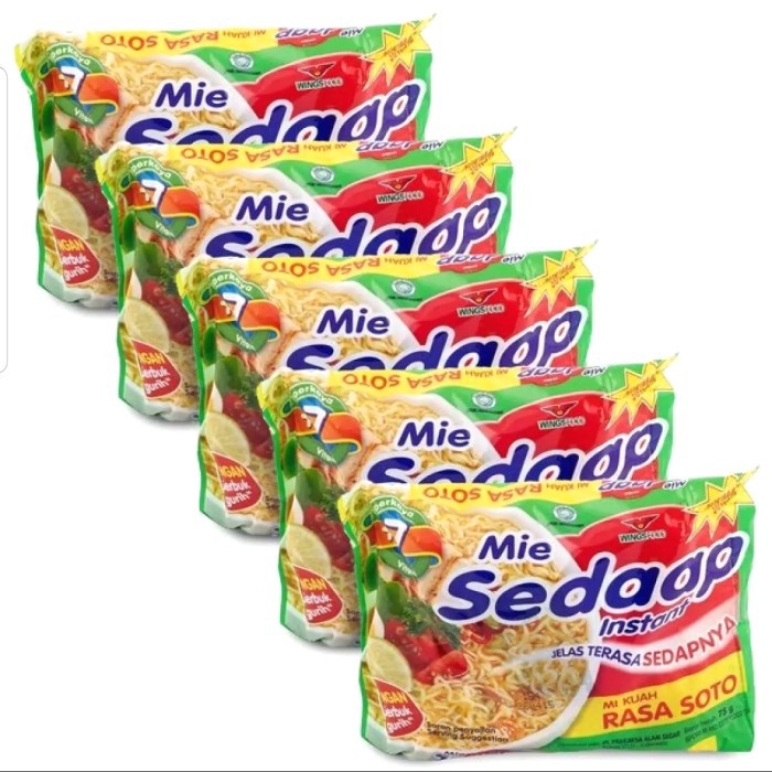 

WINGS MIE SEDAAP RASA SOTO ISI 5BUNGKUS