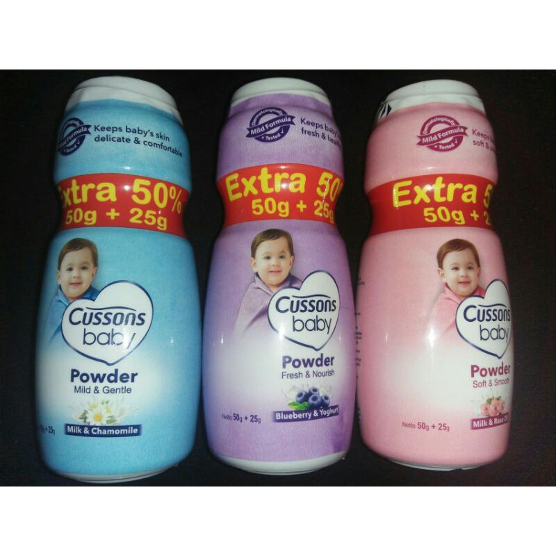 CUSSONS Baby Powder 100 + 50g, bedak cussons 100+50g