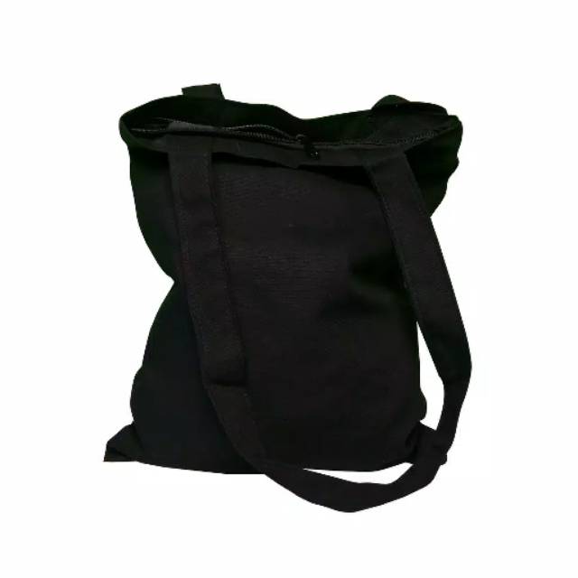 TOTEBAG POLOS KANVAS HITAM |  TOTEBAG KANVAS | TOTEBAG KAIN MARSOTO