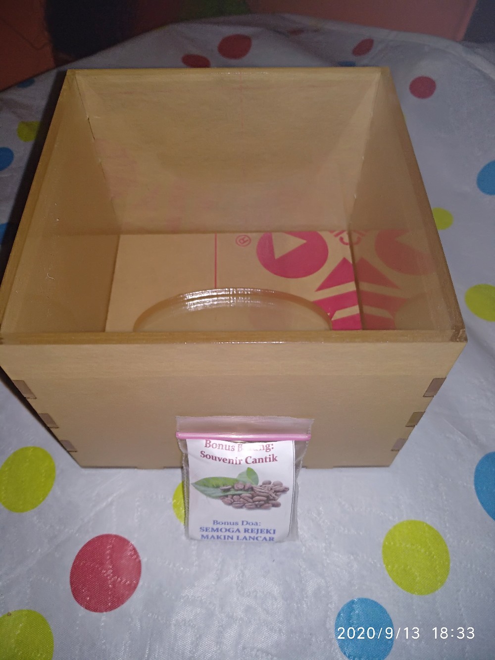 Kotak Tempat Tissue Tisu Acrylic Akrilic Bening Kecil Mini Tutup Drop