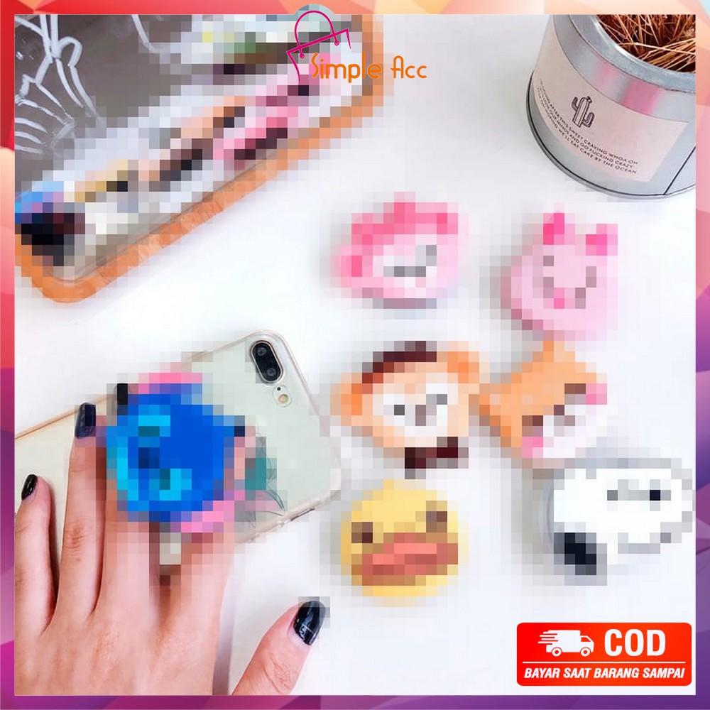 ~COD~ DO-C80-82 Popsocket Karakter Kartun 3D Korea / Bulu Popsoket Aksesoris HP Murah-5