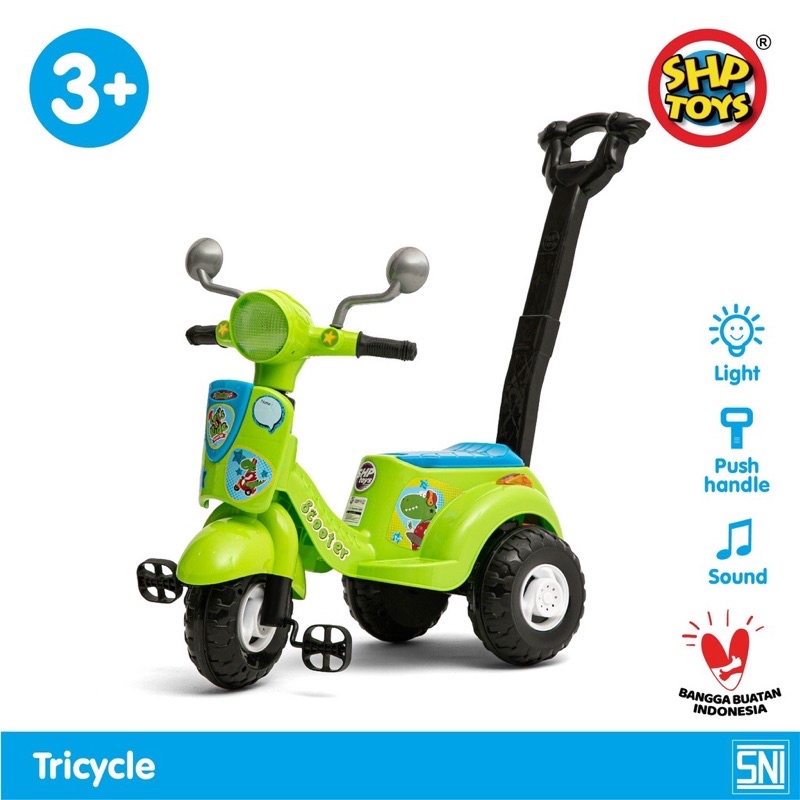 SCOOTER SEPEDA DORONG MAINAN RIDE ON SHP SCOOTER 609