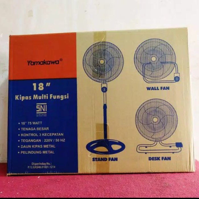 Kipas Angin 3 in 1 Tornado Yamakawa 18'